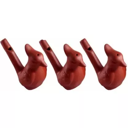 Water bird whistle musical toy for kids(Set of 3)