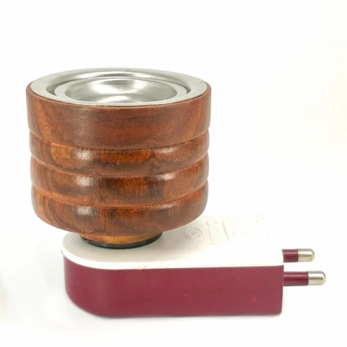 Wooden Electric Kapoor Dani | Camphor Burner