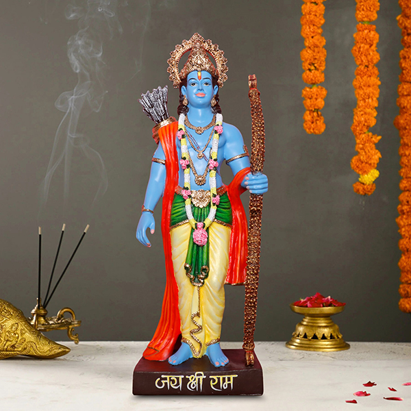 Shri Ram idol showpiece for home temple (Marble) 24 inch
