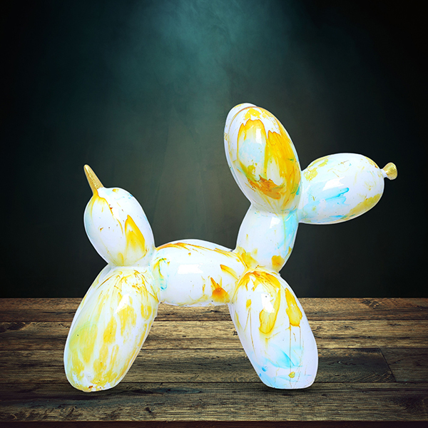 Balloon Dog Showpiece for Home Decor (Multicolor) Polyresin – 7.5 Inch