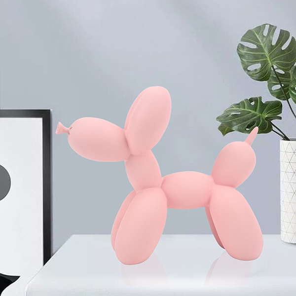 Balloon Dog Showpiece for Home Decor (Pink) Polyresin – 7.5 Inch
