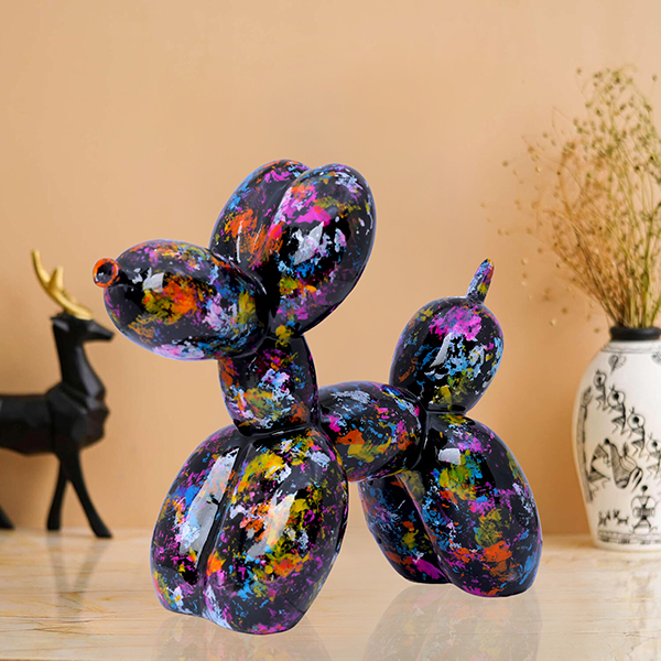 Balloon Dog Showpiece for Home Decor (Multicolor) Polyresin – 7.5 Inch