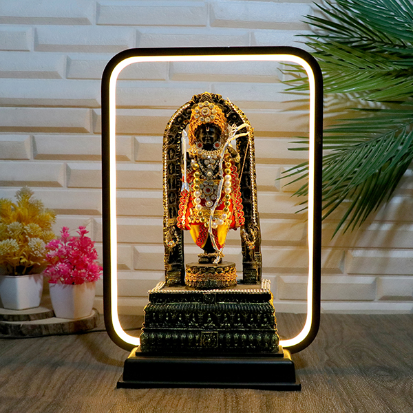 LED Ram Lalla for Home Decor (Dress Work) Polyresin – 15 Inch