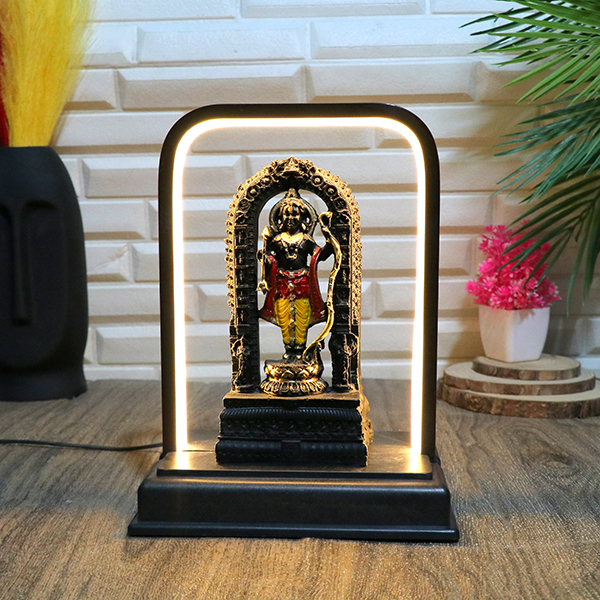 LED Ram Lalla for Home Decor (Multicolor) Polyresin – 7 Inch