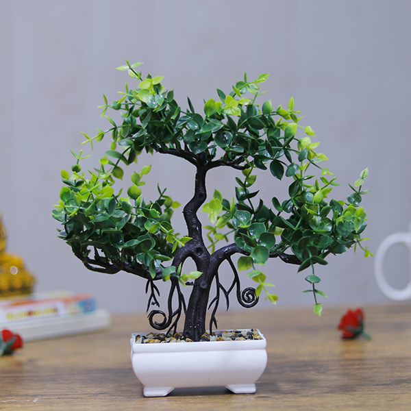 Artificial Plant Showpiece for Home Decor (Plastic) – 10 Inch