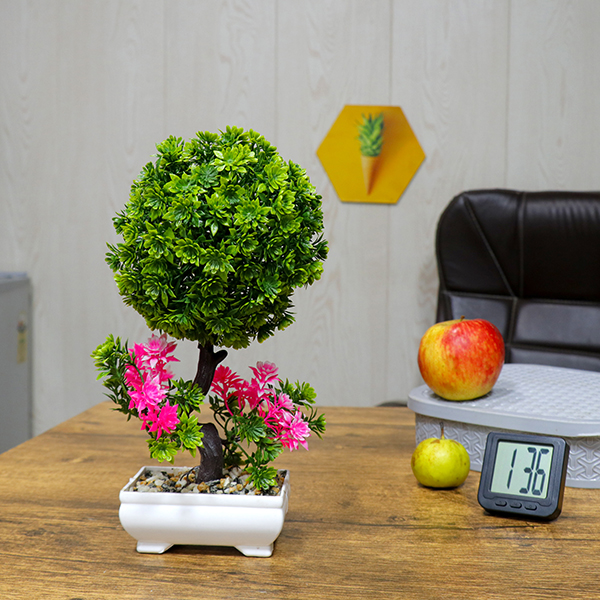 Artificial Plant Showpiece for Home Decor (Plastic) – 9.5 Inch