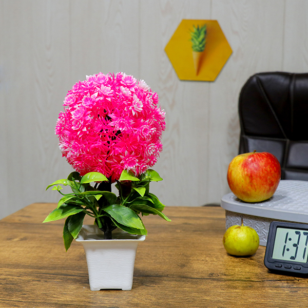 Artificial Plant Showpiece for Home Decor (Plastic) – 9.5 Inch